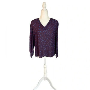LaRoque Original V-Neck Leopard Blouse